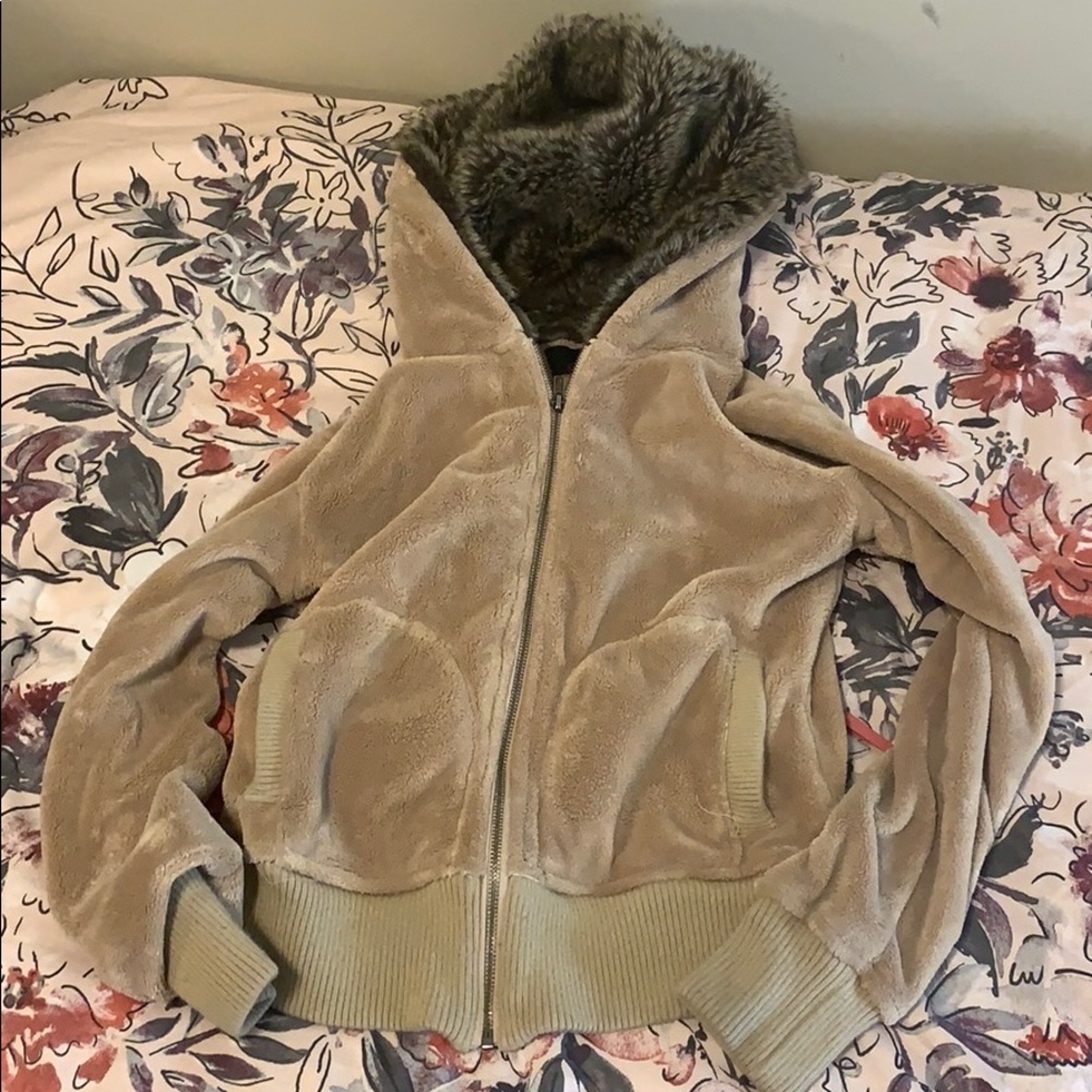 Soft zip up jacket